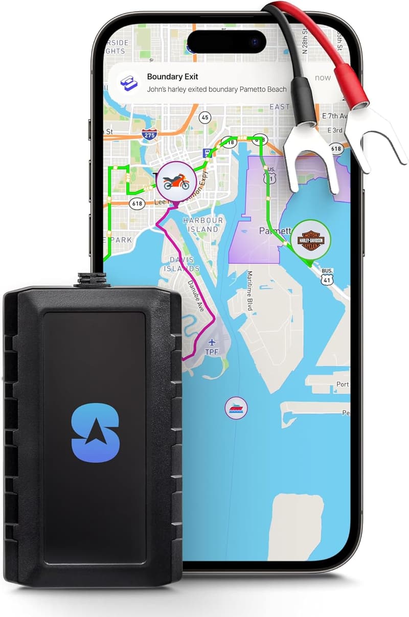 Waterproof Real-Time GPS Tracker for Motorcycles and ATVs