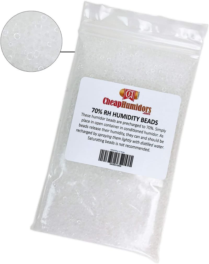 Travel Humidor Humidity Beads | 8 oz Two-Way Humidification