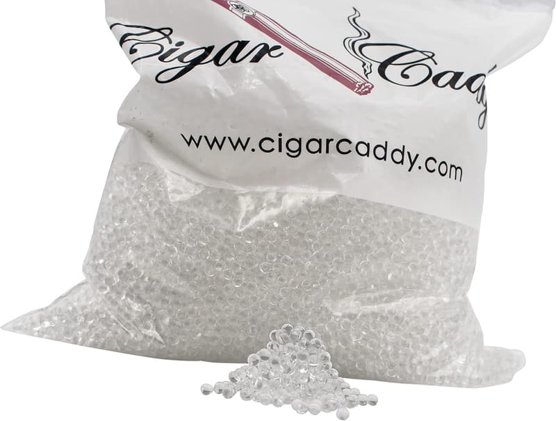 Cigar Caddy with Crystal Gel Beads for Humidity Control, 150 Cigars