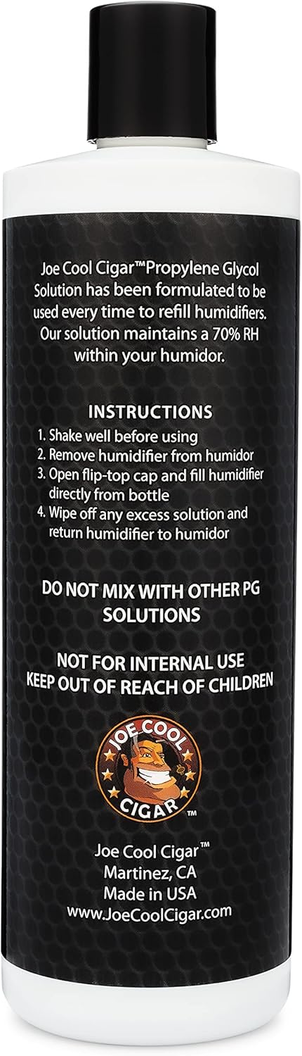 Cigar Humidifier Propylene Glycol Solution - 16 oz