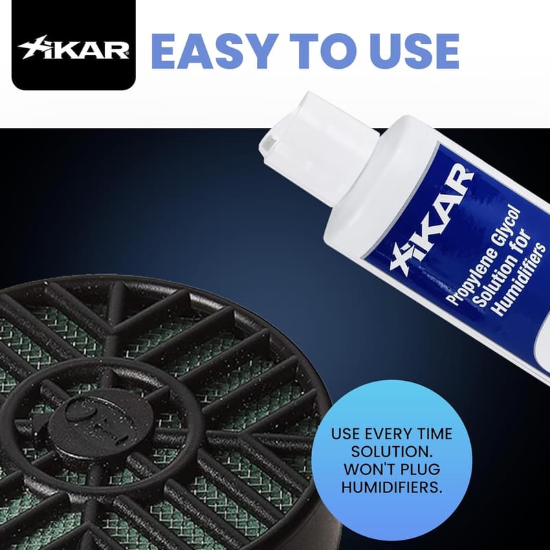 Xikar Humidor Solution - Premium 70% Humidity Maintenance, 8 Fl Oz