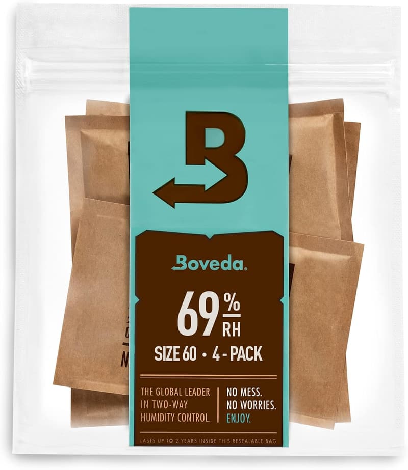 Boveda 69% Humidity Control Packs – 4-Pack for Containers