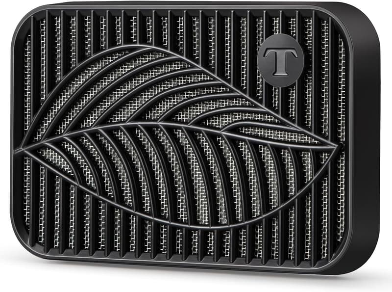 Premium Black Rectangle Cigar Humidor with Humidity Control