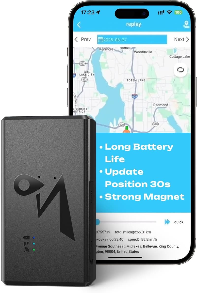 4G LTE Vehicle GPS Tracker with Geo-Fencing Alerts