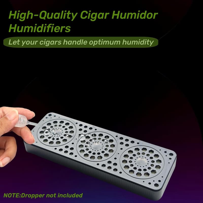 Cigar Humidifier 2-Pack - Rectangle Humidor Maintainers