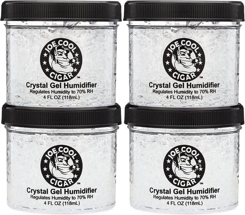 Cigar Humidifier Gel - 4 oz Jars, 4 Pack