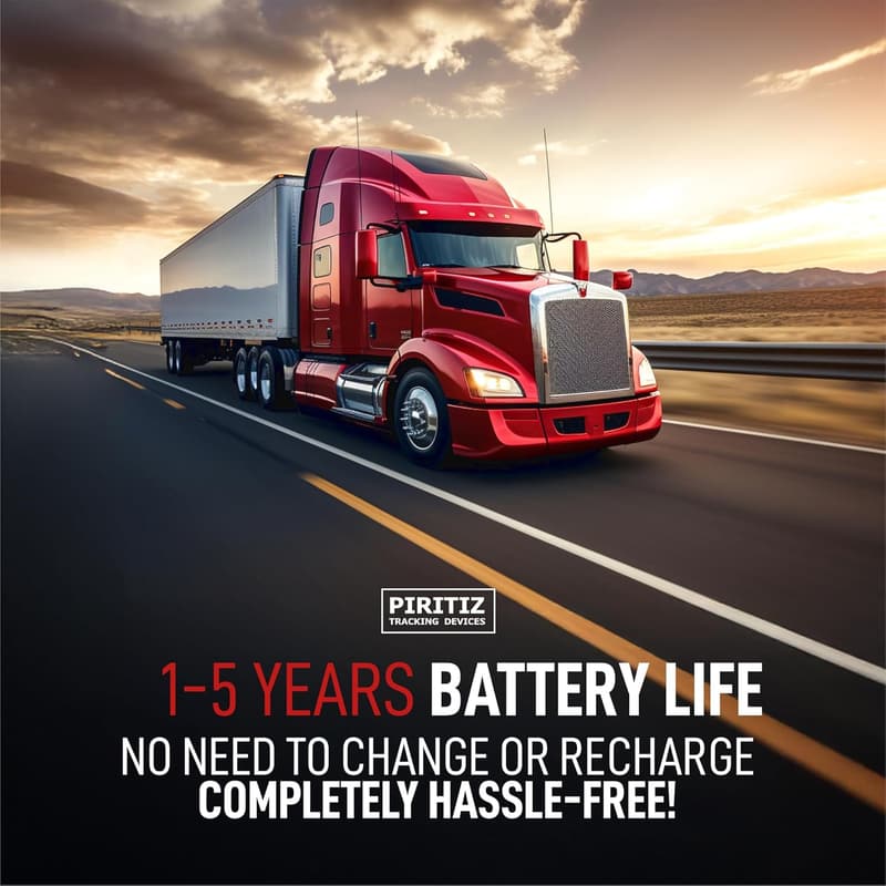 GPS Tracker for Vehicles - Long Battery Life, No Contract