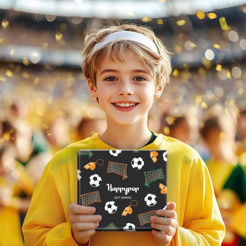 Soccer Gifts for Teen Boys - Fun Socks with Greeting Card