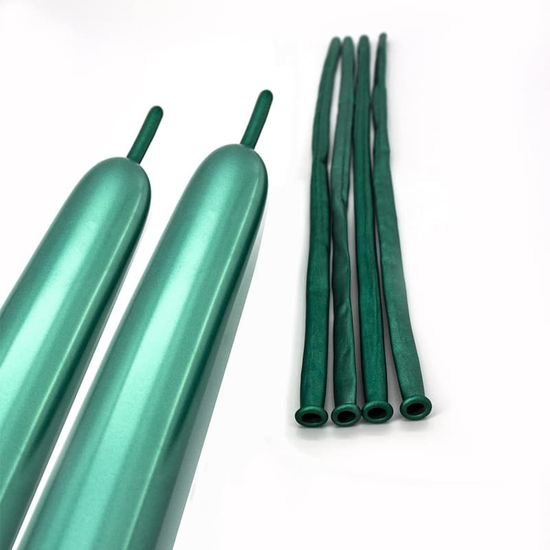 Shiny Metallic Twisting Balloons Kit with Pump – 100pcs for Parties