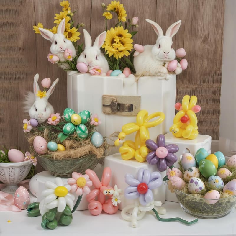 Assorted 260-Count Animal Shape Balloons for Parties