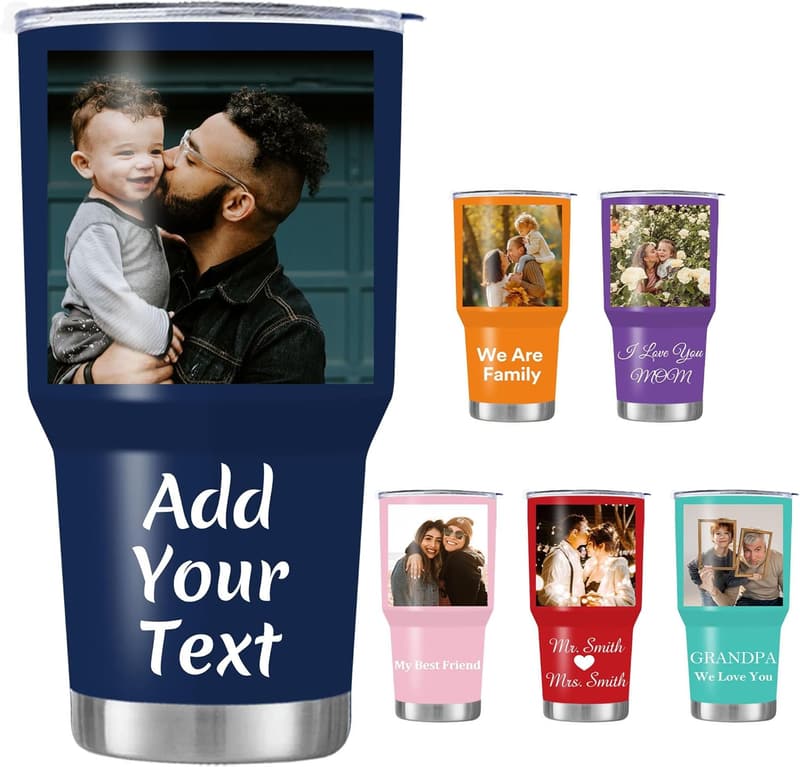 Personalized Stainless Steel Tumbler for Men & Women