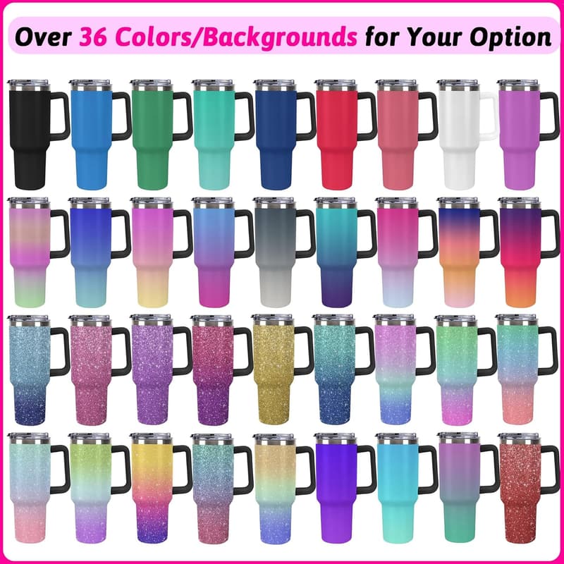 Custom Photo Tumbler Mug for Men & Women - 30oz/40oz