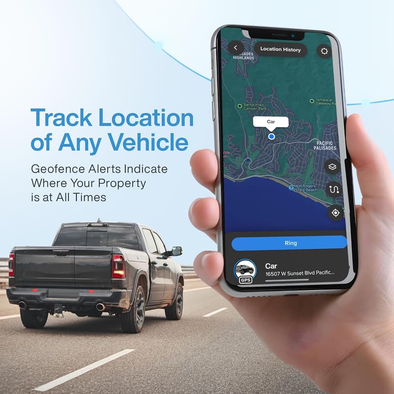 Magnetic GPS Tracker for Vehicles with Geo-Fencing