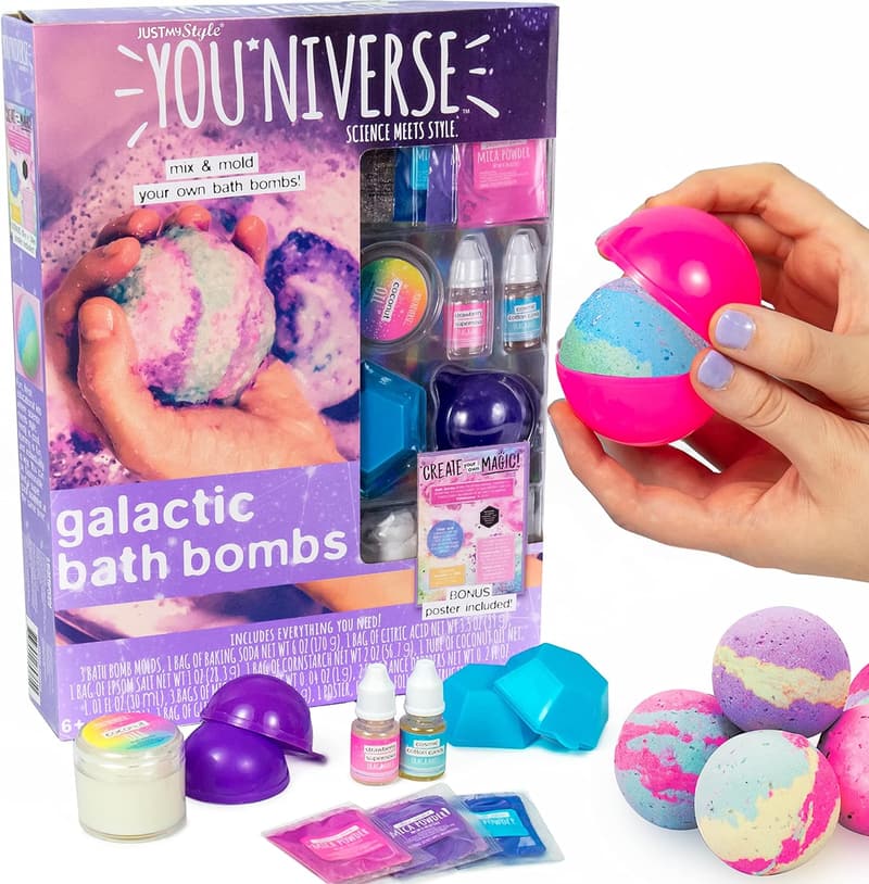 Galactic Bath Bomb Kit for Kids - At-Home DIY Fun