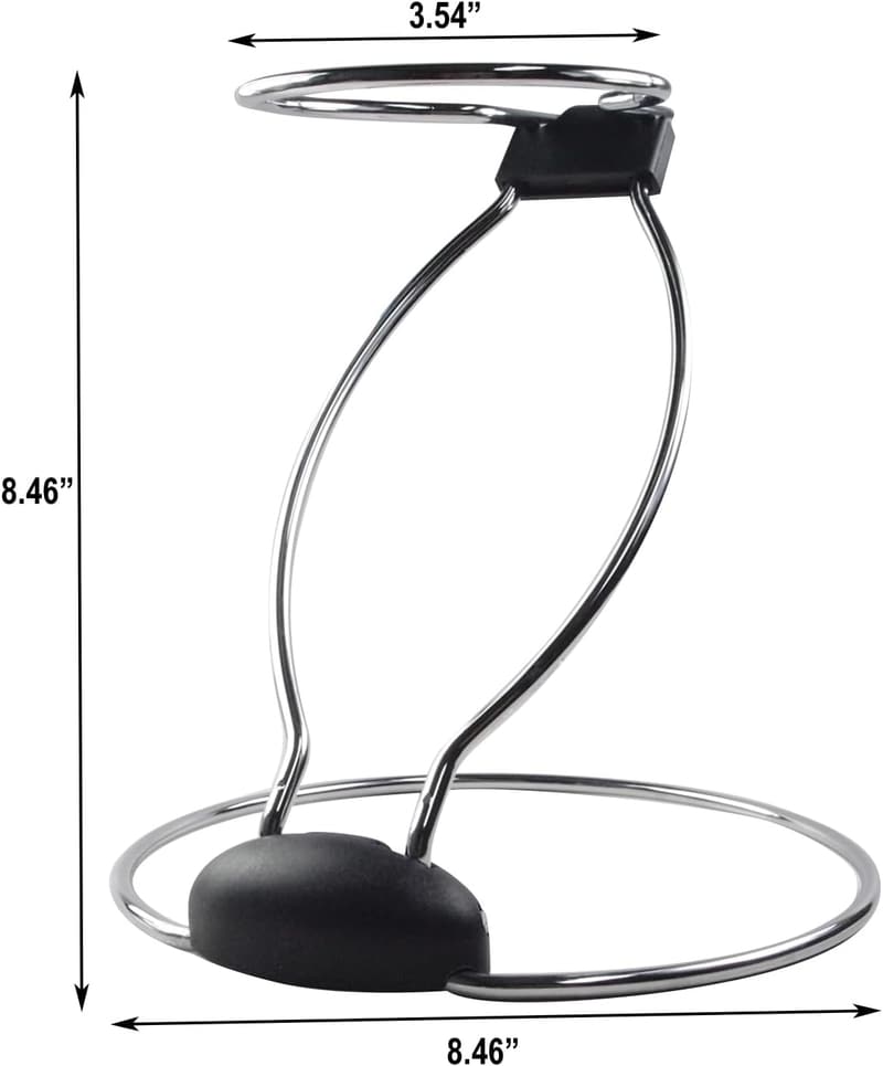Foldable Decanter Rack & Cleaning Beads Set for Bar Use