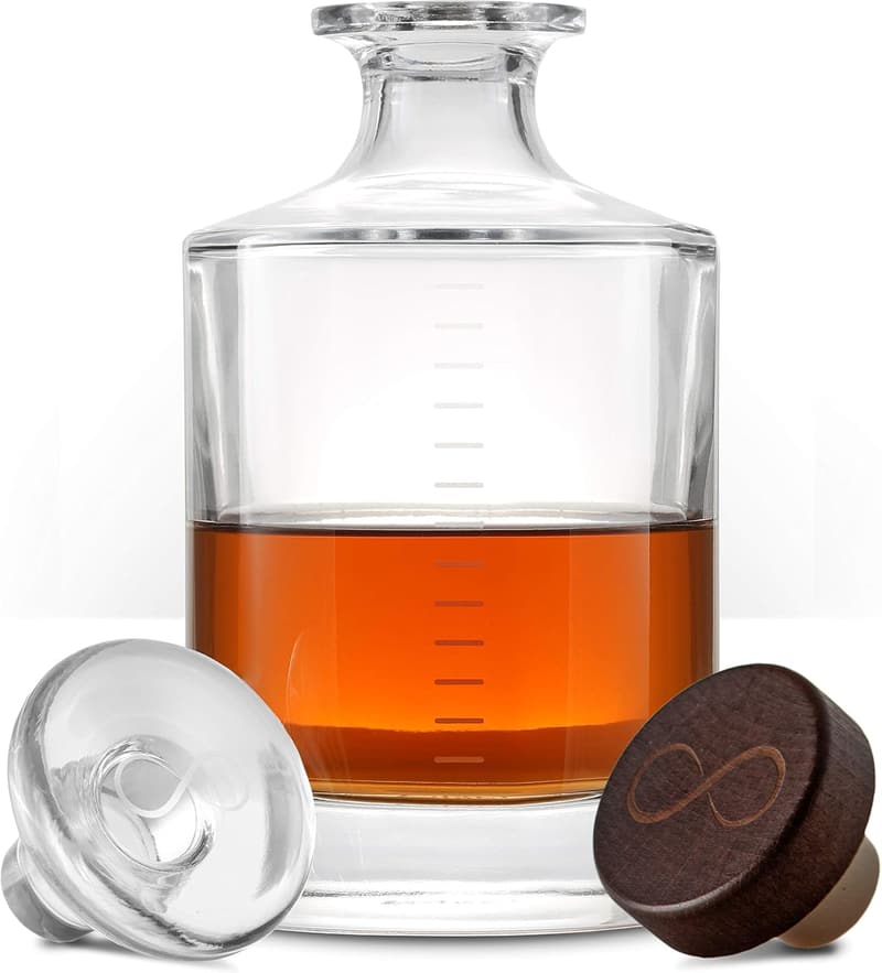 Whiskey Decanter with Stopper - Cairn Craft 1L Capacity