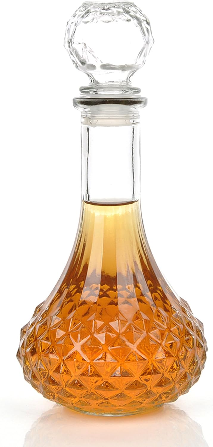 Clear 1000ml Whiskey Decanter with Stopper