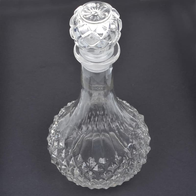 Clear 1000ml Whiskey Decanter with Stopper