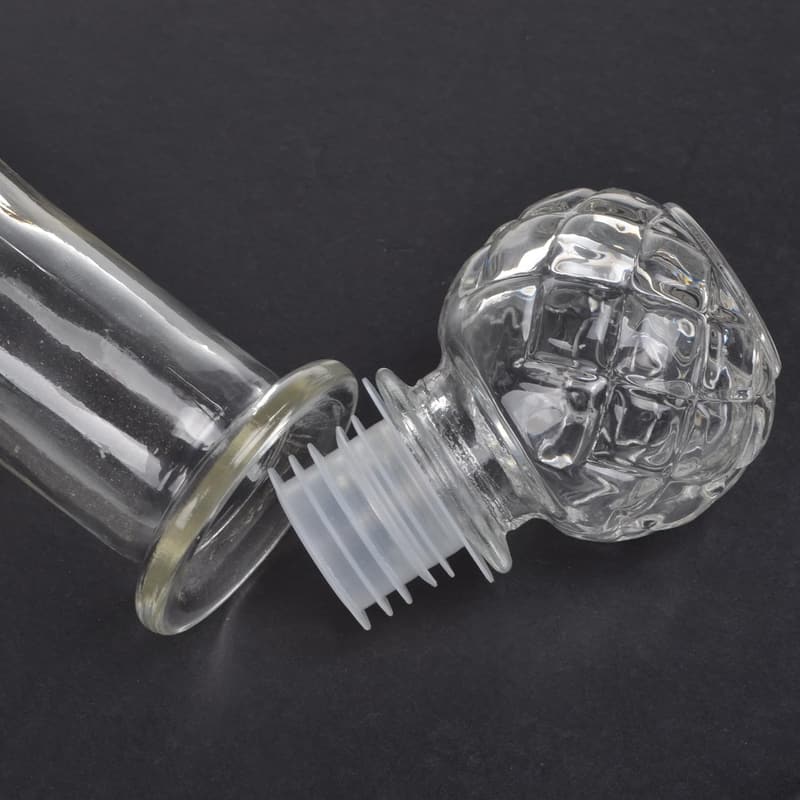 Clear 1000ml Whiskey Decanter with Stopper