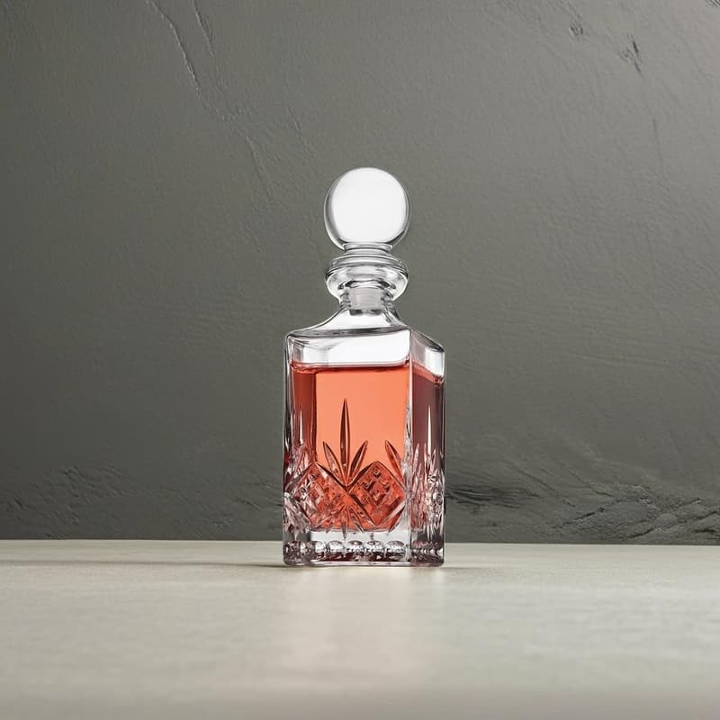 Dublin Collection Mini Whiskey Decanter - 10oz for Spirits
