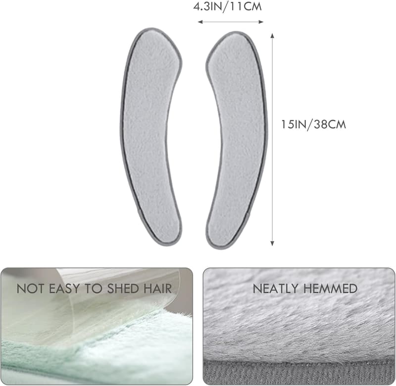 Winter Toilet Seat Cushion Cover - Washable, Soft, Grey