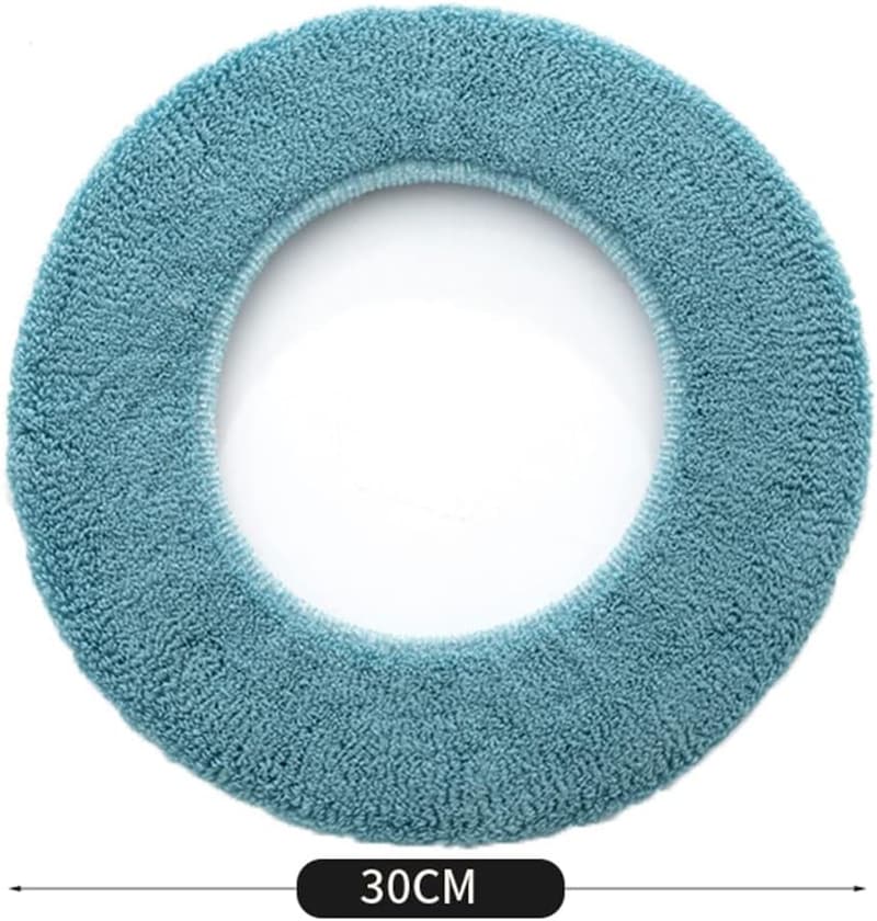 Gray Soft Stretchable Toilet Seat Cover Pads - 3-Piece Set