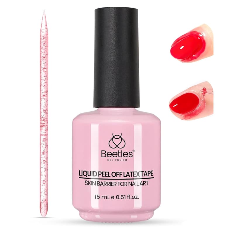 Liquid Latex Nail Barrier - 15ml Cuticle Guard & Care Stick