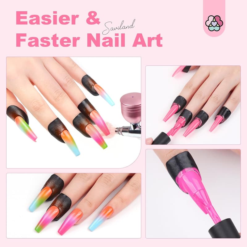 Nail Polish Protector Tape - 100PCS UV Cuticle Shield for Nail Art