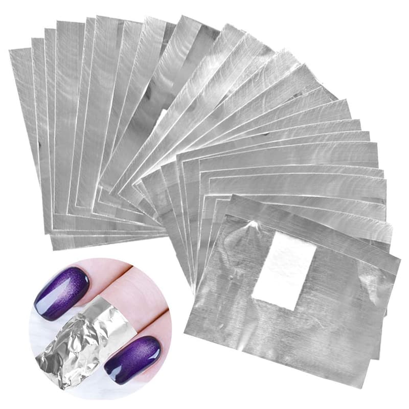 Nail Polish Remover Soak Off Foils - 400 Count