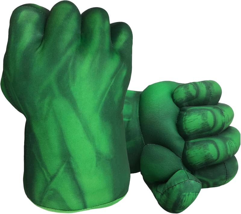 Kids' Superhero Gloves - Soft Plush Costume Accessories