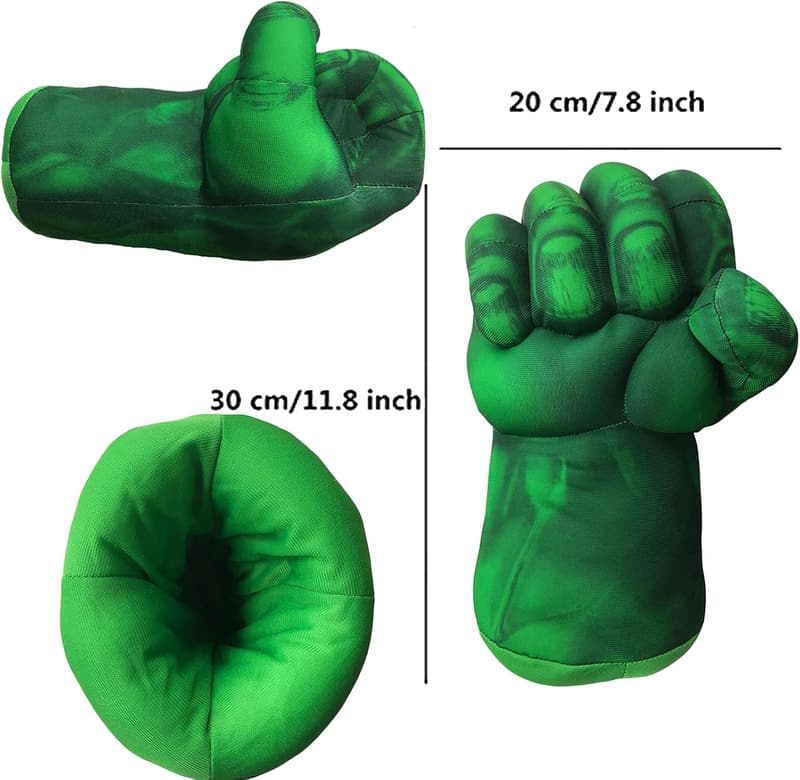 Kids' Superhero Gloves and Capes Plush Costume Accessories