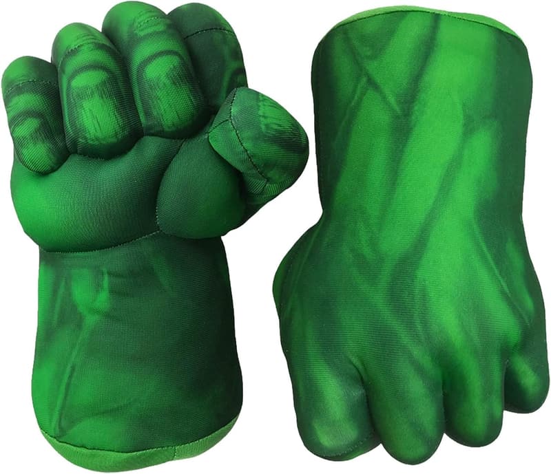 Kids' Superhero Gloves - Soft Plush Costume Accessories