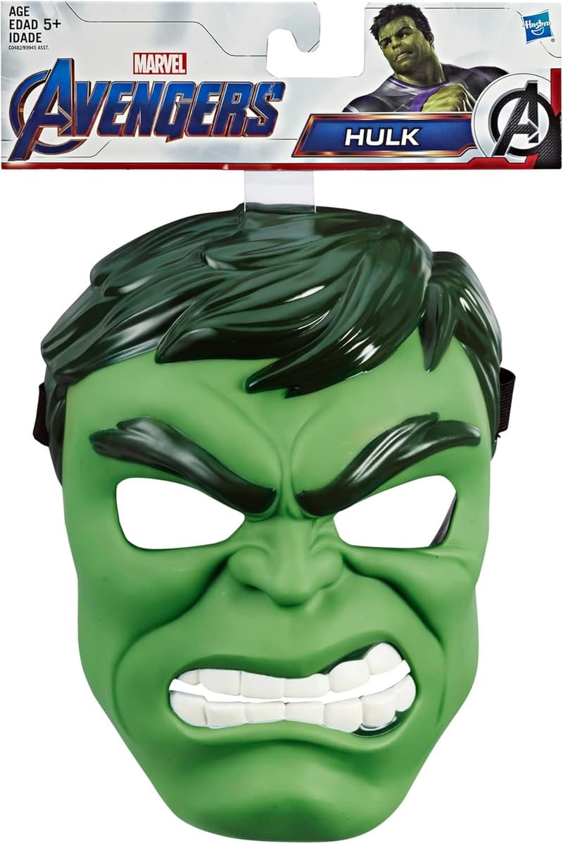 Hulk Hero Mask Toy - Classic Avengers Design for Kids 5+