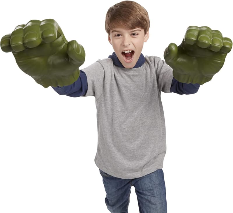 Marvel Avengers Hulk Roleplay Toy with Gamma Grip Fists for Kids