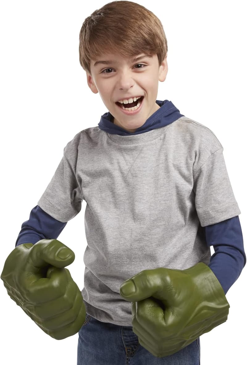 Marvel Avengers Hulk Roleplay Toy with Gamma Grip Fists for Kids