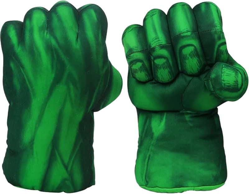 Superhero Gloves for Kids & Adults - Green (1 Pair)
