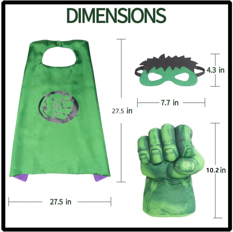 Children's Plush Boxing Glove Set with Cape - Fun Cosplay Costume
