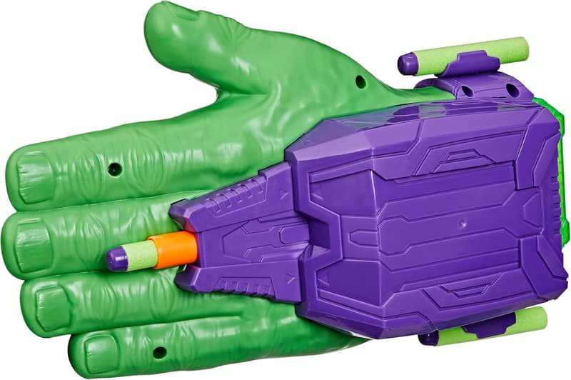 Hulk Thunderclap Blaster Roleplay Toy with 3 NERF Darts for Kids