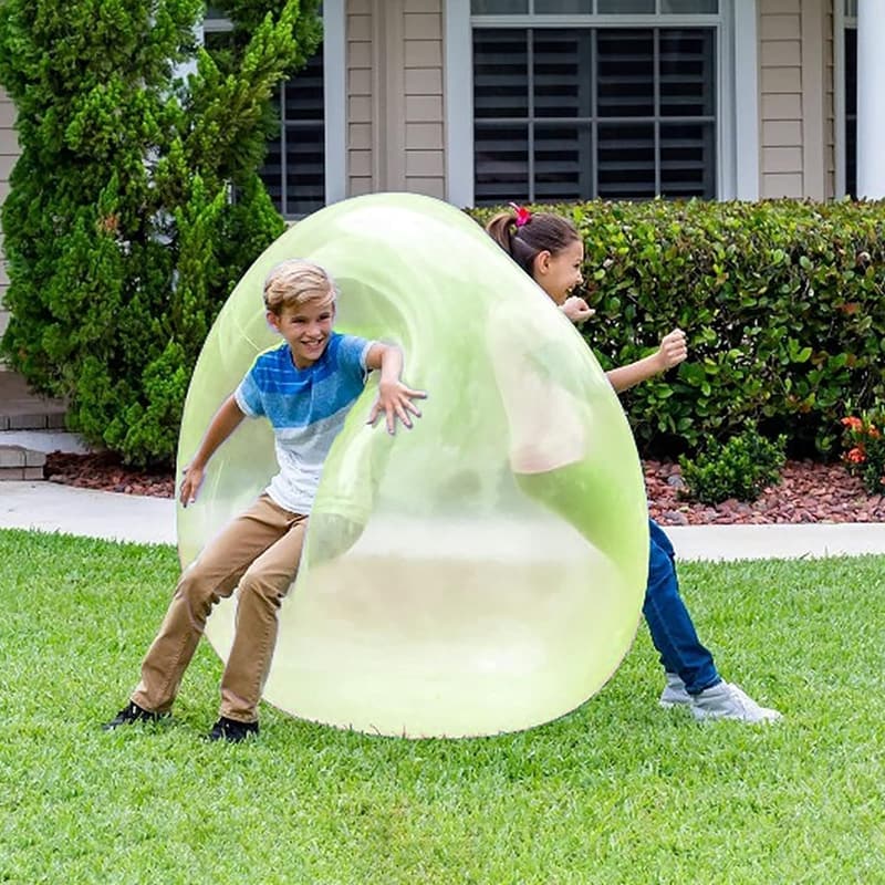 Giant 47'' Inflatable Bubble Ball for Kids & Adults - Outdoor Fun