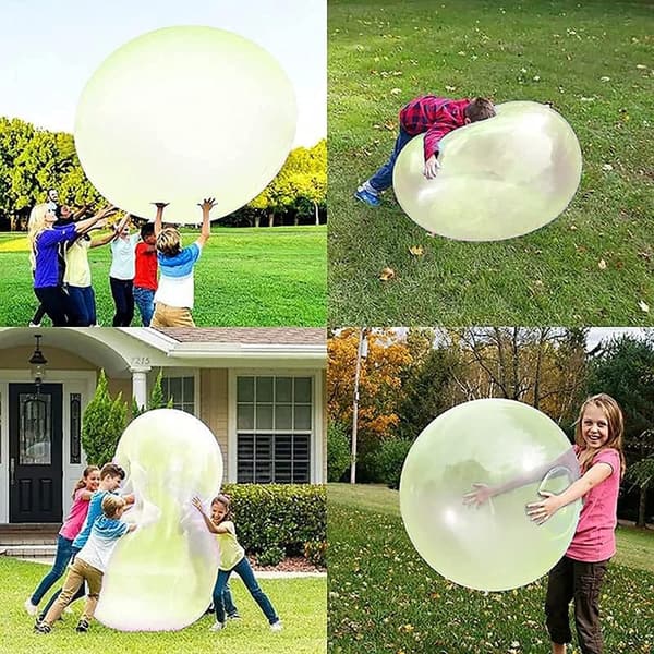 Giant 47'' Inflatable Bubble Ball for Kids & Adults - Outdoor Fun