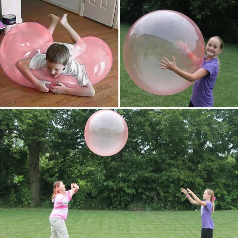 Giant 47'' Inflatable Bubble Ball for Kids & Adults - Outdoor Fun