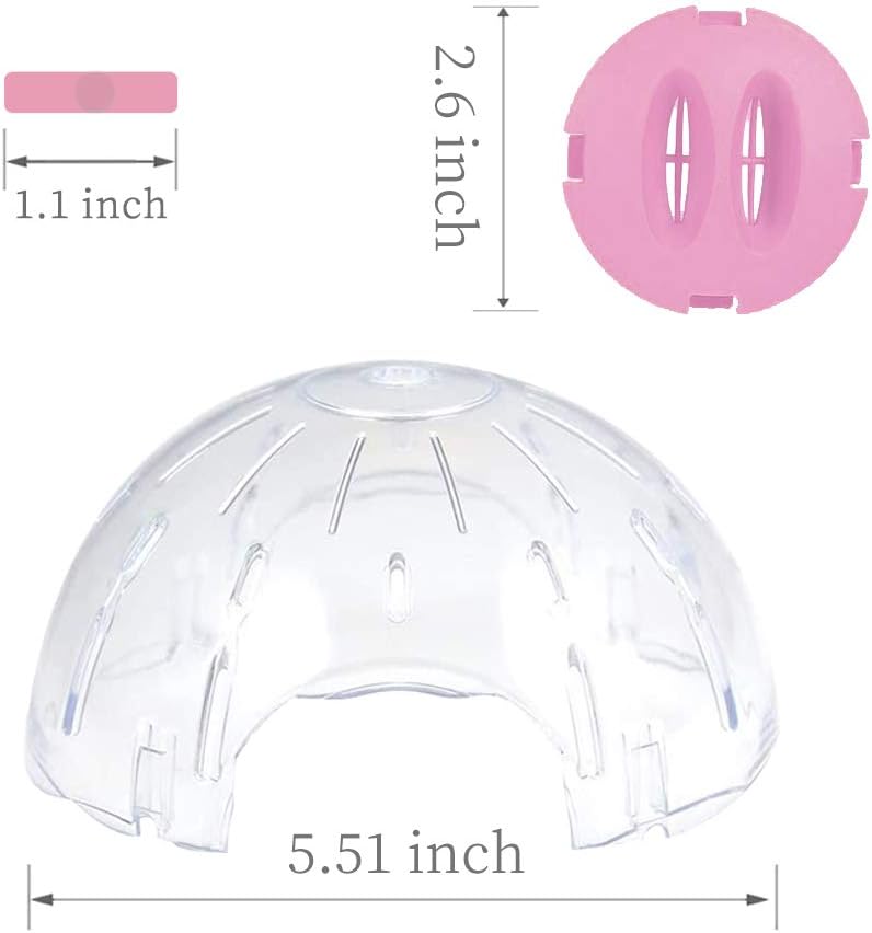 Hamster Exercise Ball with Breathable Holes - 5.52in Pink
