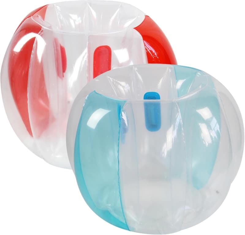 Inflatable Bumper Balls for Kids - 2Pcs Leakproof PVC Balls