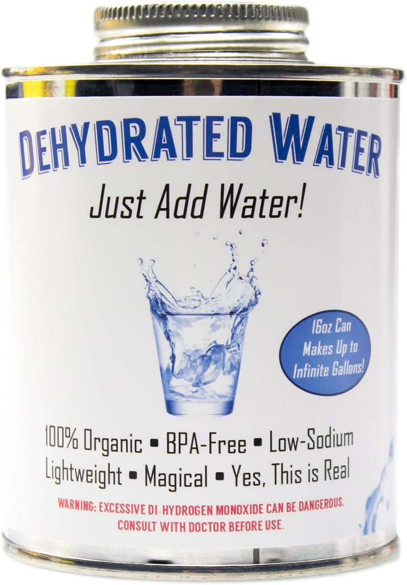 Dehydrated Water 16oz Can - Funny Gag Gift for Adults