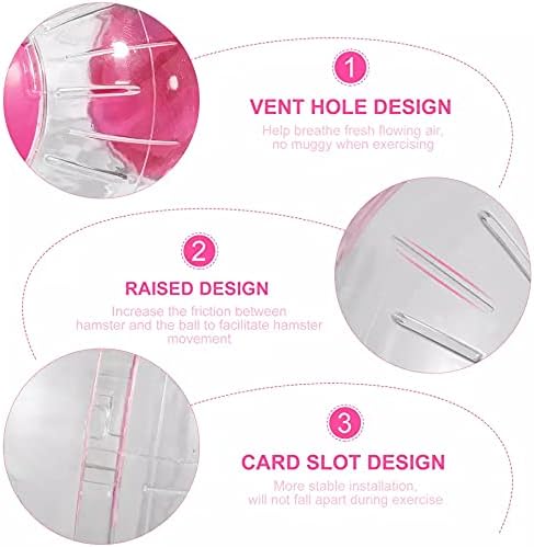Transparent Hamster Exercise Ball for Increased Activity (4.8