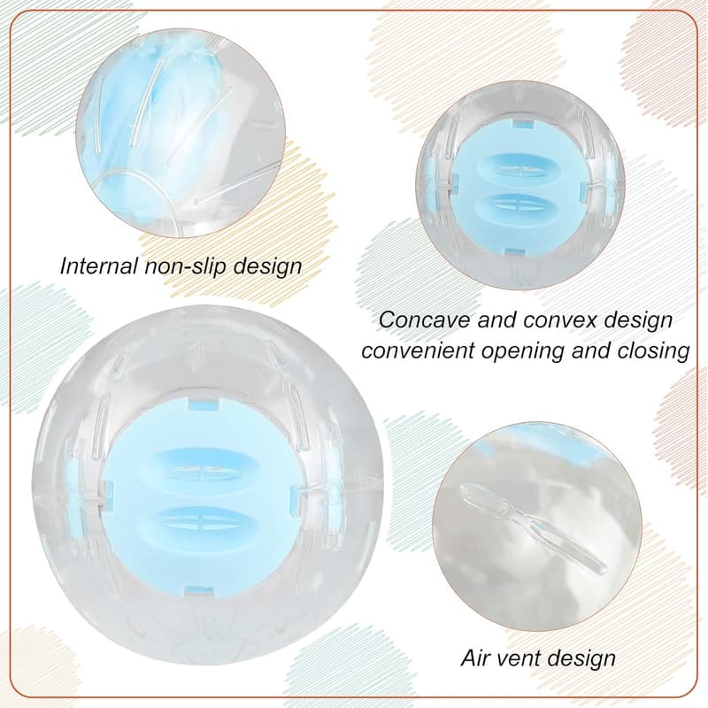 Transparent Exercise Ball for Small Animals, 5.52in