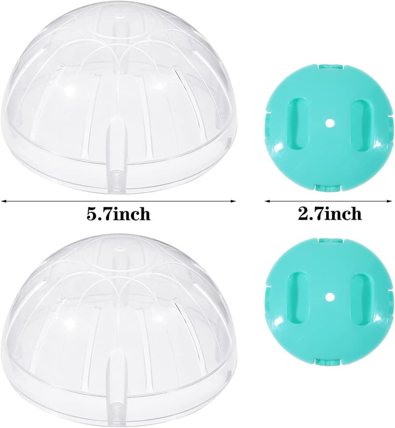 Hamster Exercise Ball Set - 5.7 Inch Transparent Running Balls