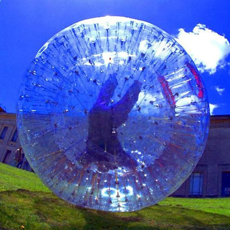 Clear Inflatable Zorb Ball for Kids - 8.2ft Outdoor Fun