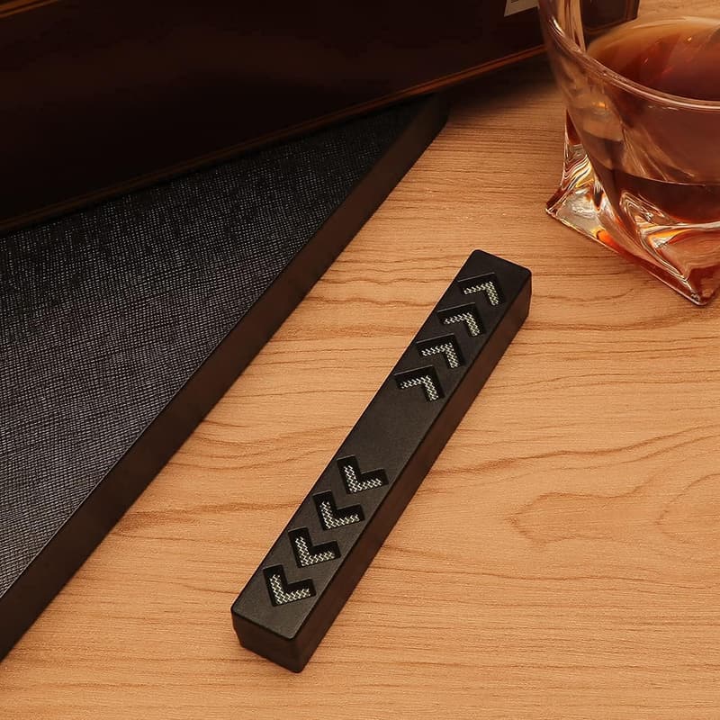 Cigar Humidor Humidifier - Black Cuboid Design