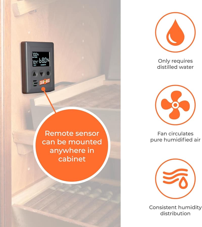 Cigar Oasis Magna 3.0 Electric Humidifier for Cigars